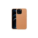 PSR aksesuar Kahverengi Zore Natura Kılıf-Kahverengi iPhone 12 Pro Max ile uyumlu