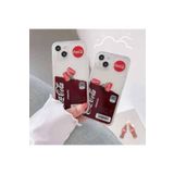 PSR aksesuar Kırmızı Coca Cola Sulu Telefon Kılıfı Iphone 13 ile uyumlu