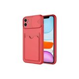 PSR aksesuar Kırmızı Kartix Kılıf-Kırmızı iPhone 11 ile uyumlu