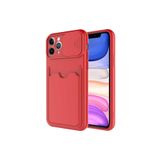 PSR aksesuar Kırmızı Kartix Kılıf-Kırmızı iPhone 11 Pro Max ile uyumlu