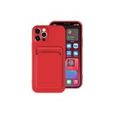 PSR aksesuar Kırmızı Ofix Kılıf-Kırmızı iPhone 12 Pro ile uyumlu