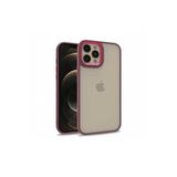 PSR aksesuar Kırmızı Zore Flora Kılıf-Kırmızı iPhone 12 Pro Max ile uyumlu