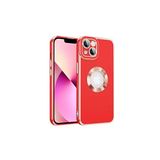 PSR aksesuar Kırmızı Zore Kongo Kılıf-Kırmızı iPhone 13 ile uyumlu