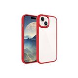 PSR aksesuar Kırmızı Zore Krom Kılıf-Kırmızı iPhone 15 ile uyumlu
