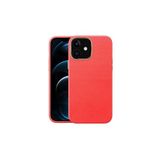 PSR aksesuar Kırmızı Zore Natura Kılıf-Kırmızı iPhone 12 ile uyumlu