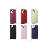 PSR aksesuar Kırmızı Zore Premier Silikon Kılıf-Kırmızı iPhone 14 ile uyumlu