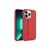 PSR aksesuar Kırmızı Zore Qstand Kılıf-Kırmızı iPhone 13 Pro Max ile uyumlu