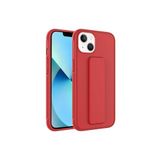 PSR aksesuar Kırmızı Zore Qstand Kılıf-Kırmızı iPhone 14 Plus ile uyumlu