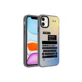 PSR aksesuar Klavye Desenli Zore Dragon Sert Kılıf-Klavye iPhone 11 ile uyumlu