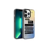 PSR aksesuar Klavye Desenli Zore Dragon Sert Kılıf-Klavye iPhone 13 Pro Max ile uyumlu