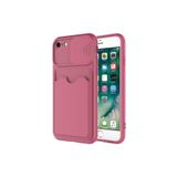PSR aksesuar Koyu Mor 2020 Kartix Kılıf-Koyu Mor iPhone SE ile uyumlu