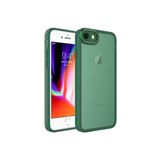 PSR aksesuar Koyu Yeşil Kamera Korumalı Transparan Zore Post Kılıf-Koyu Yeşil iPhone SE 2020 ile uyumlu