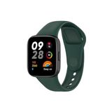 PSR aksesuar Koyu Yeşil KRD-81 Zore Kordon-Koyu Yeşil Xiaomi Redmi Watch 3 ile uyumlu