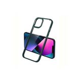 PSR aksesuar Koyu Yeşil Zore Krom Kılıf-Koyu Yeşil iPhone 11 ile uyumlu