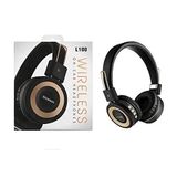 PSR Aksesuar L100 Bluetooth Kulaklık – Kablosuz ve Kablolu Kullanım, 40mm Dinamik Sürücü, CVC 6.0 Gürültü Azaltma, 9 Saat Pil Ömrü (Gold)