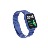 PSR aksesuar Lacivert KRD-60 Metal Zore Kordon-Lacivert Xiaomi Redmi Watch 2 Lite ile uyumlu