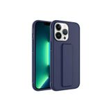 PSR aksesuar Lacivert Zore Qstand Kılıf-Lacivert iPhone 13 Pro ile uyumlu