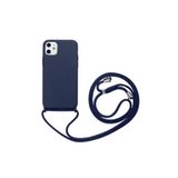 PSR aksesuar Lacivert Zore Ropi Kılıf-Lacivert iPhone 11 ile uyumlu