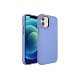 PSR aksesuar Lavendery Gray Metal Çerçeve ve Buton Tasarımlı Sert Zore Botox Kılıf-Lavendery Gray iPhone 11 ile uyumlu