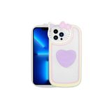 PSR aksesuar Lila Kedi Figürlü Transparan Pop Soketli Zore Ritmik Kılıf-Lila iPhone 12 Pro Max ile uyumlu