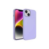 PSR aksesuar Lila Sıvı Teknolojili Silinebilir Sert Zore Kivi Kılıf-Lila iPhone 14 Plus ile uyumlu