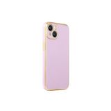 PSR aksesuar Lila Zore Bark Kılıf-Lila iPhone 14 Plus ile uyumlu