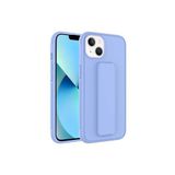 PSR aksesuar Lila Zore Qstand Kılıf-Lila iPhone 14 Plus ile uyumlu