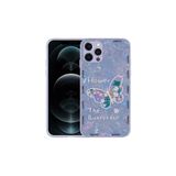 PSR aksesuar Lilac Flower Desenli Sert Silikon Zore Mumila Kılıf-Lilac Flower iPhone 13 Pro Max ile uyumlu