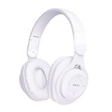 PSR Aksesuar M6 Plus Bluetooth Kulaklık - Katlanabilir ve Ayarlanabilir Kulak Üstü Tasarım | Yüksek Bass | 5 Saat Kullanım | 90 Saat Bekleme Süresi (Beyaz)