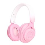 PSR Aksesuar M6 Plus Bluetooth Kulaklık - Katlanabilir ve Ayarlanabilir Kulak Üstü Tasarım | Yüksek Bass | 5 Saat Kullanım | 90 Saat Bekleme Süresi (Pembe)
