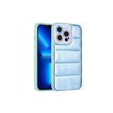 PSR aksesuar Mavi Kamera Korumalı Airbagli Renkli Zore Seksek Kılıf-Mavi iPhone 13 Pro Max ile uyumlu