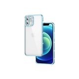 PSR aksesuar Mavi Kamera Korumalı Taşlı Mina Kılıf-Mavi Iphone 11 ile uyumlu