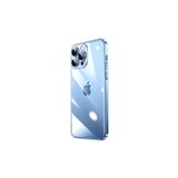 PSR aksesuar Mavi Sert PC Renkli Çerçeveli Zore Riksos Kılıf-Mavi iPhone 14 Pro Max ile uyumlu