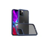 PSR aksesuar Mavi Zore İnoks Kılıf-Mavi iPhone 12 Pro Max ile uyumlu