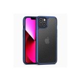 PSR aksesuar Mavi Zore İnoks Kılıf-Mavi iPhone 13 ile uyumlu