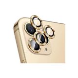 PSR aksesuar Metal Çerçeveli (Gold) Kamera Koruma Lensi iPhone 12 Pro Max ile uyumlu
