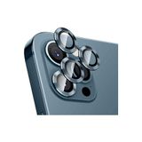 PSR aksesuar Metal Çerçeveli (Lacivert) Kamera Koruma Lensi iPhone 12 Pro Max ile uyumlu