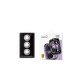PSR aksesuar Mor Diamond Kamera Lens Koruyucu Cam Filmi, Mor Samsung Galaxy S24 Plus ile uyumlu