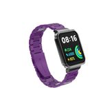 PSR aksesuar Mor KRD-60 Metal Zore Kordon-Mor Xiaomi Redmi Watch 2 Lite ile uyumlu