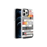PSR aksesuar Mottolar Desenli Zore Silver Sert Kılıf-Mottolar iPhone 12 Pro Max ile uyumlu