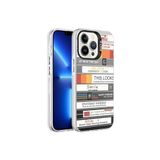 PSR aksesuar Mottolar Desenli Zore Silver Sert Kılıf-Mottolar iPhone 13 Pro ile uyumlu