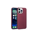 PSR aksesuar Mürdüm Zore Premier Silikon Kılıf-Mürdüm iPhone 14 Pro Max ile uyumlu