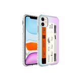 PSR aksesuar NO1 Airbag Kenarlı Renkli Desenli Silikon Zore Elegans Kılıf-NO1 iPhone 11 ile uyumlu