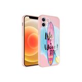 PSR aksesuar NO10 Kamera Korumalı Desenli Sert Silikon Zore Epoksi Kılıf-NO10 iPhone 11 ile uyumlu
