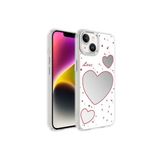 PSR aksesuar NO3 Airbagli Parlak Tasarımlı Zore Mimbo Kılıf-NO3 iPhone 14 Plus ile uyumlu