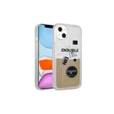 PSR aksesuar NO3 Desenli Sıvılı Zore Drink Silikon Kılıf-NO3 iPhone 14 Plus ile uyumlu