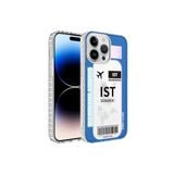 PSR aksesuar NO4 Airbag Kenarlı Renkli Desenli Silikon Zore Elegans Kılıf-NO4 iPhone 14 Pro ile uyumlu