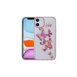 PSR aksesuar NO4 Figürlü Desenli Işıltılı Sert Zore Sos Kılıf-NO4 iPhone 11 ile uyumlu