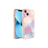 PSR aksesuar NO4 Kamera Korumalı Desenli Sert Silikon Zore Epoksi Kılıf-NO4 iPhone 13 ile uyumlu