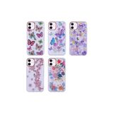 PSR aksesuar NO5 Desenli Simli Sert Zore İnka Kılıf-NO5 iPhone 11 ile uyumlu